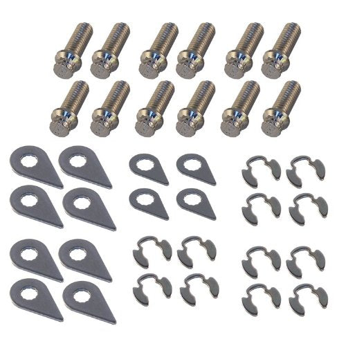 Stainless Steel Stage 8 (8955) Header Bolt Kit for Small Block Mopar