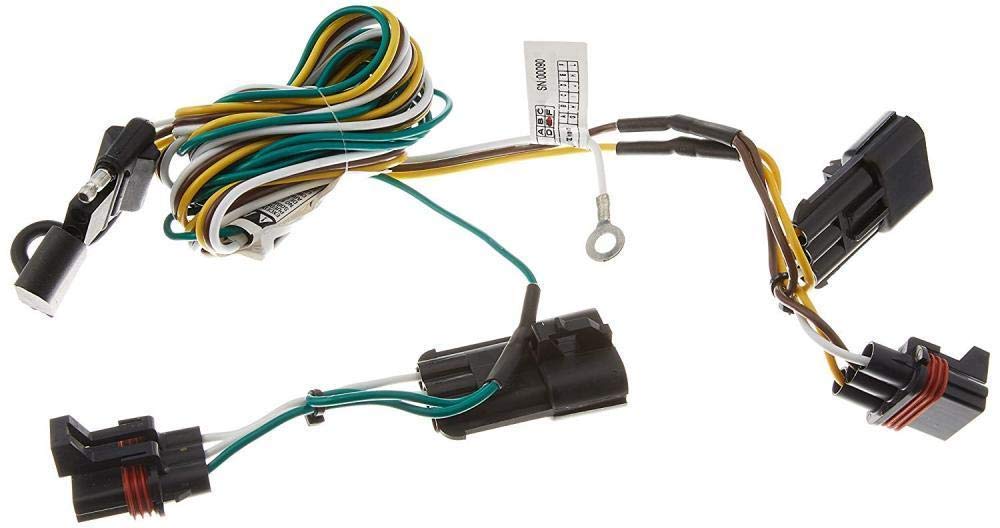 CURT 55432 Custom Vehicle-Side 4-Pin Trailer Wiring Harness, Fits Select Chevrolet Cobalt, HHR, Pontiac G5, Pursuit Coupe