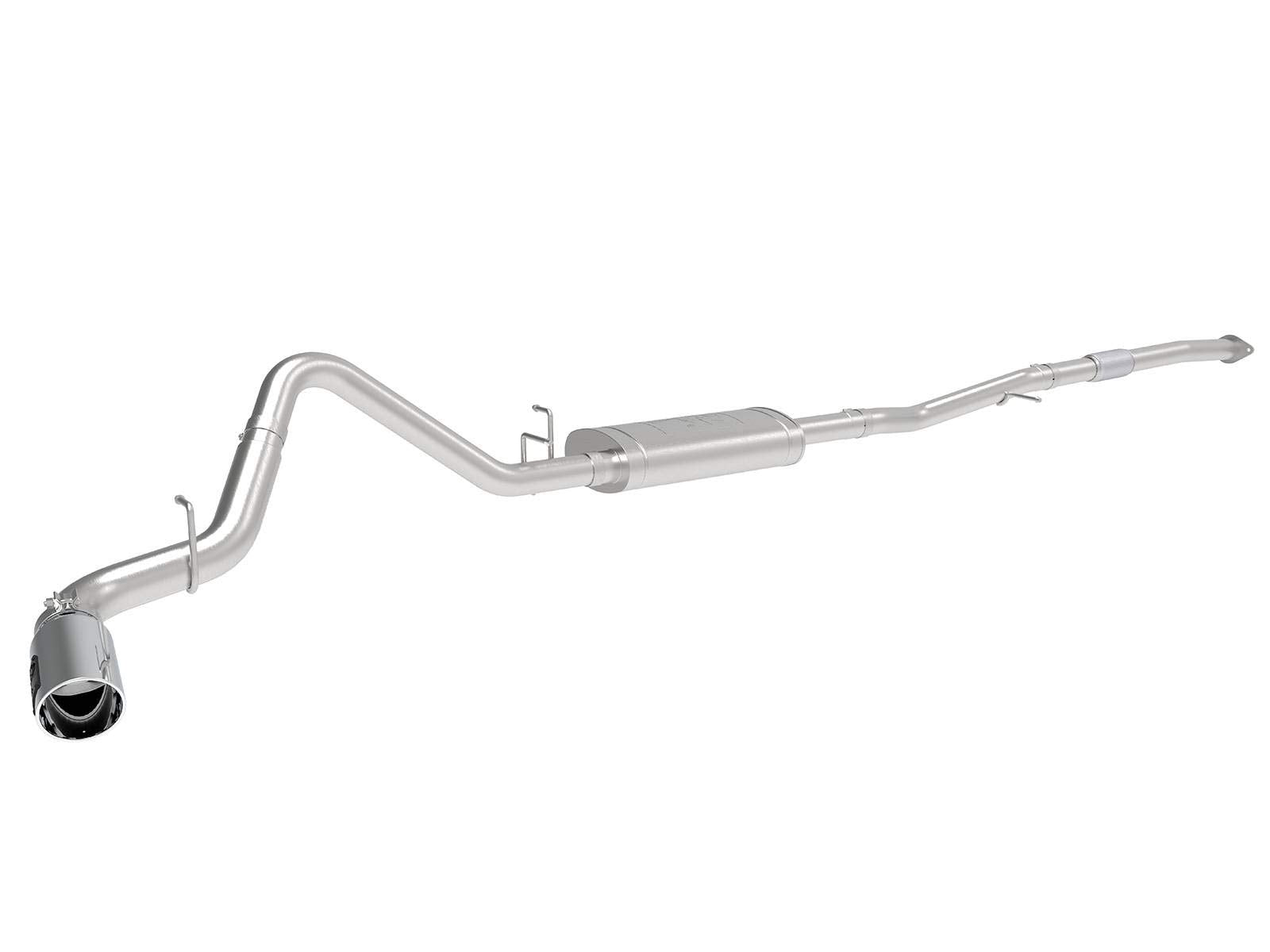 Apollo GT Series aFe Power 49-44108-P 3 IN 409 Stainless Steel Cat-Back Exhaust System w/Polish Tip