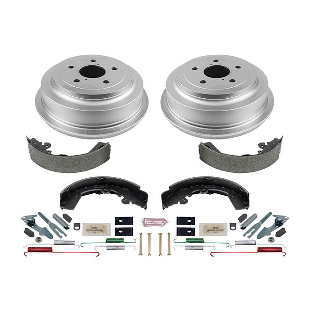 Power Stop Autospecialty KOE15405DK Rear Replacement Brake Kit-OE Brake Drums & Ceramic Brake Pads