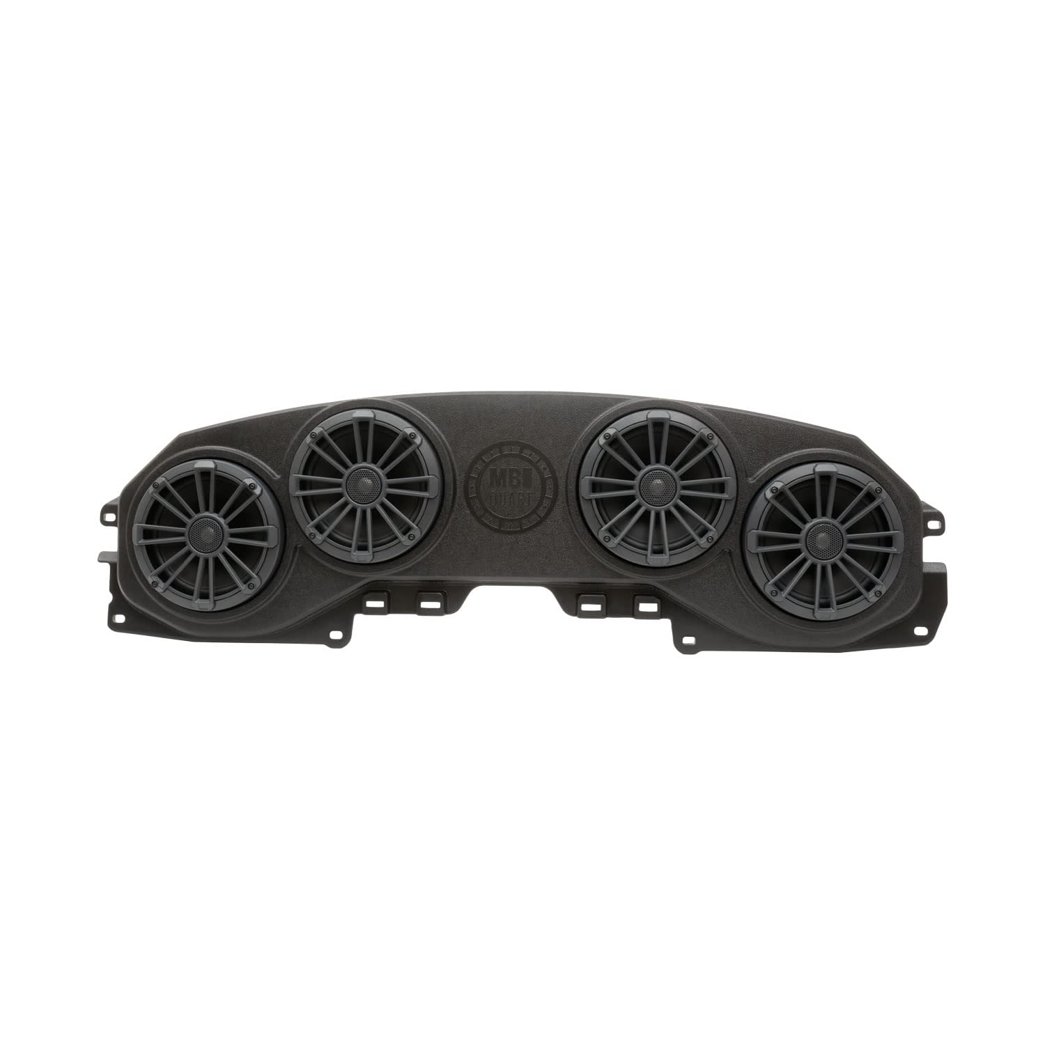 MB Quart Jeep Wrangler JL/Gladiator JT Soundbar MBQJ-48C | 8" Coaxial Speakers | Rear Overhead Enclosure | Easy Install | Customizable Grilles | 140W Peak
