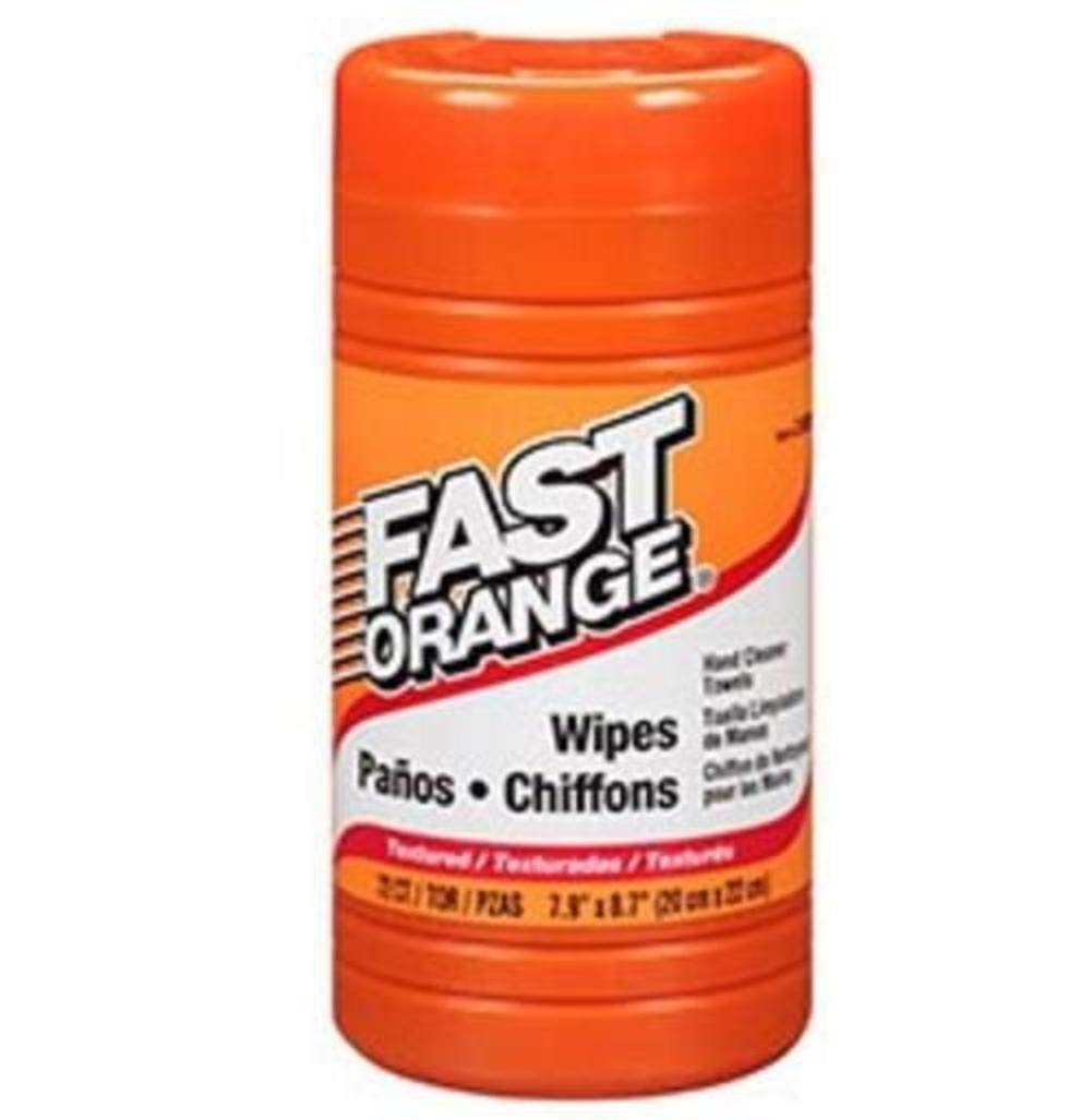 Fast Orange Permatex Hand Cleaner Wipe - 72 Count