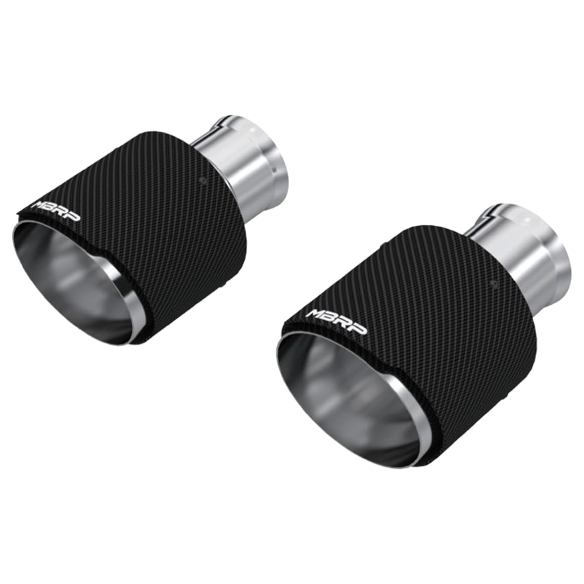 15-23 Dodge Charger MBRP 5.7L/6.2L/6.4L T304 3in ID / 5in OD Out / 8in Length Angle Cut Carbon Tip