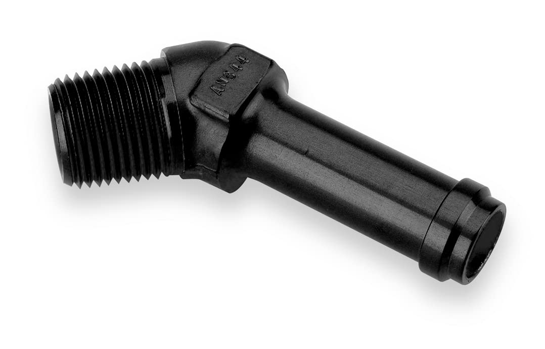 Earl's 45 Degree AT984410ERL 5/8" Hose to 1/2" NPT Male Elbow