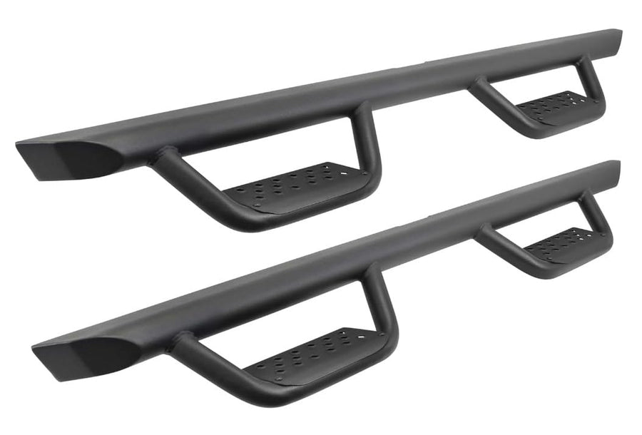 Dominator Xtreme D2 Sidestep & Brackets Go Rhino | Mild Steel, Textured Black | D224346T | Fits 2005-2025 Nissan Frontier, Crew Cab