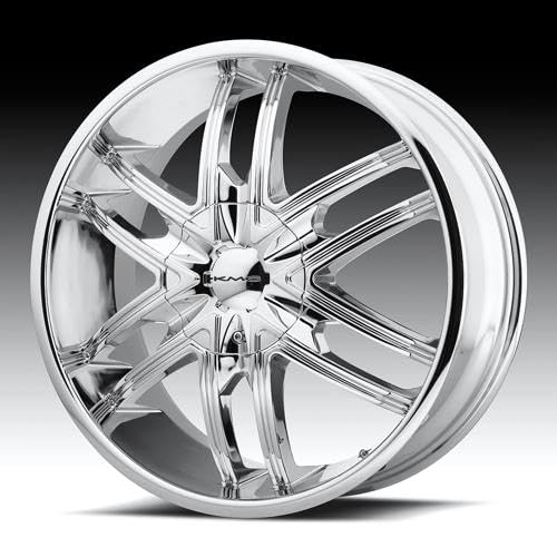 KMC SPLINTER Wheels 24X9.5 5X4.5/4.755.84 15mm CHROME - KM67824904215