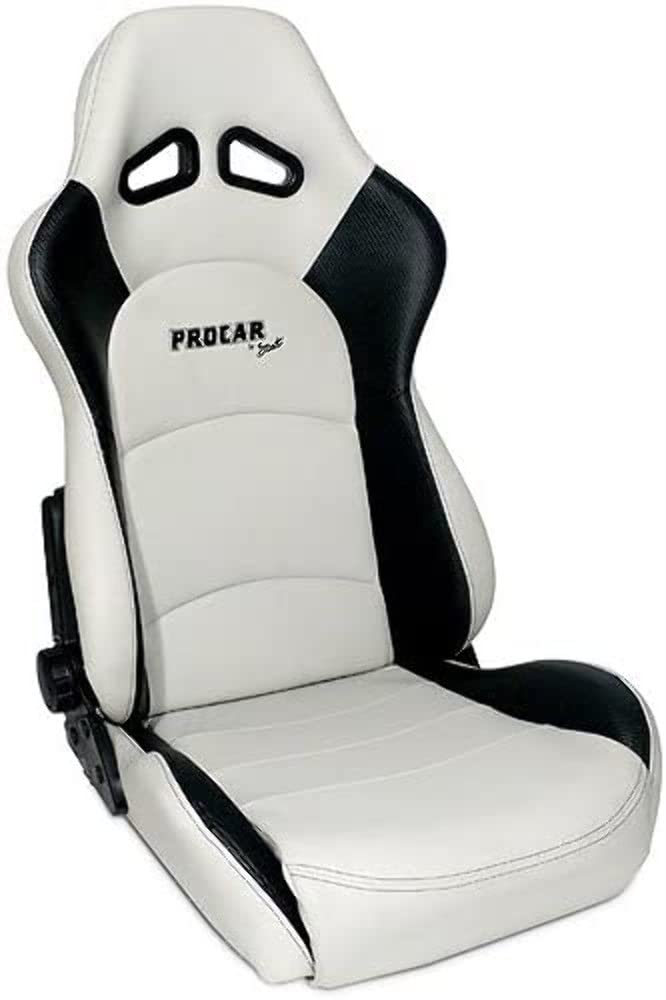 Light Gray Vinyl Racing Sportsman Pro Recliner ProCar by Scat Common Seat
