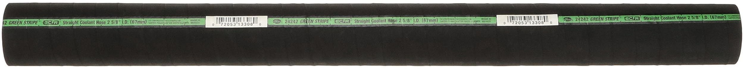 2-Ply Green Stripe Straight Coolant Hose