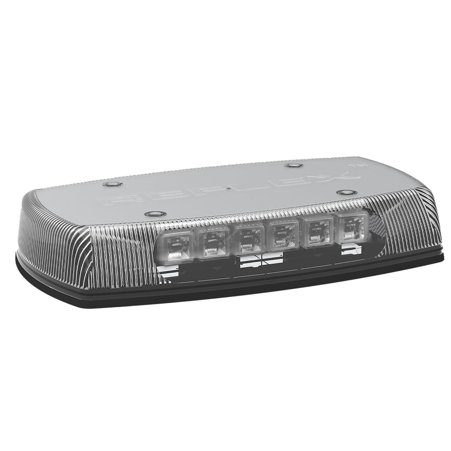 Ecco 5590crb Safety Group Led Minibar: Reflex, 15in, 12-24vdc, 18 Flash Patterns, Clear Dome, Red/Blue Ill