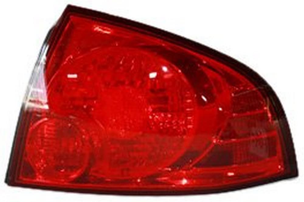 Right TYC Tail Light Assembly Compatible with 2004-2006 Nissan Sentra
