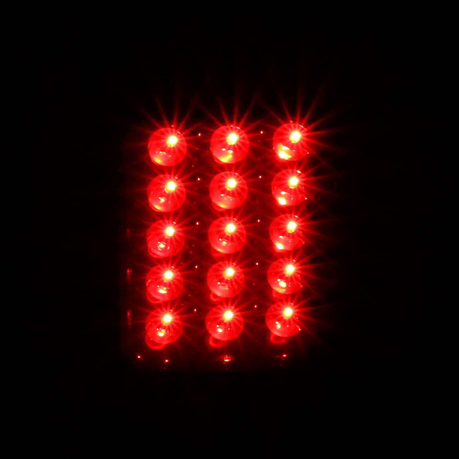 Black Smoke LED Tail Lights SPEC-D TUNING Compatible with 2008-2016 Ford SuperDuty F250 F350 F450 F550, Left + Right Pair Assembly