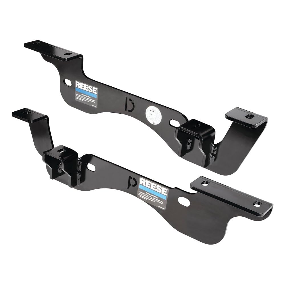 56017 Reese 5th Wheel Custom Quick Install Brackets for Ford F-250 Super Duty, F-350 Super Duty, and F-450 Super Duty (2017-2020), Black