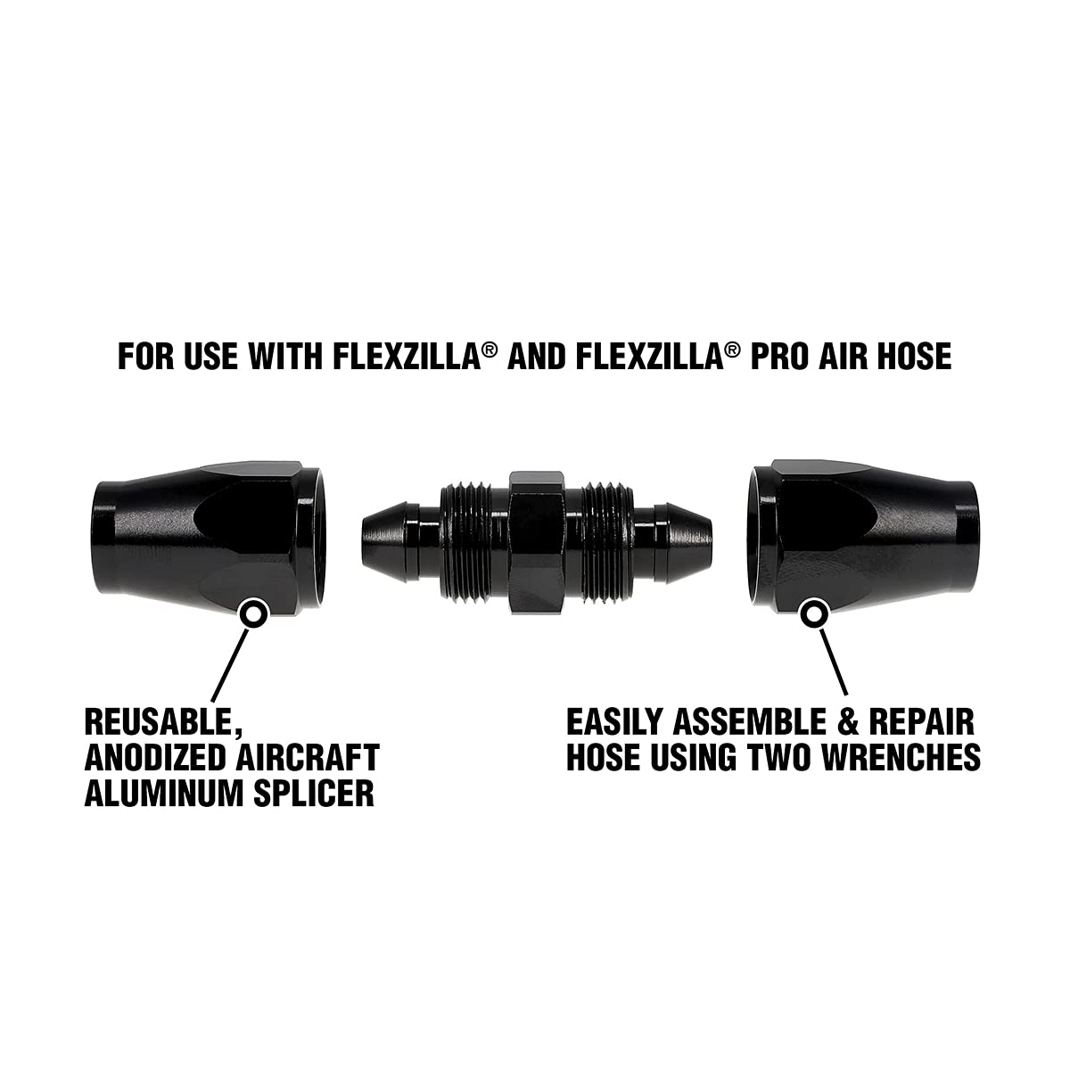 Pro Flexzilla Air Hose Reusable Splicer, 3/8 in. - RP901375