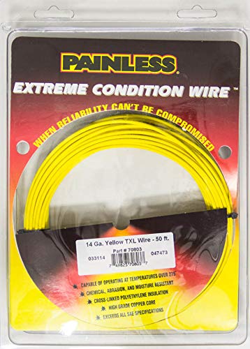 14-Gauge Painless Performance TXL Wire (50' Roll) Yellow
