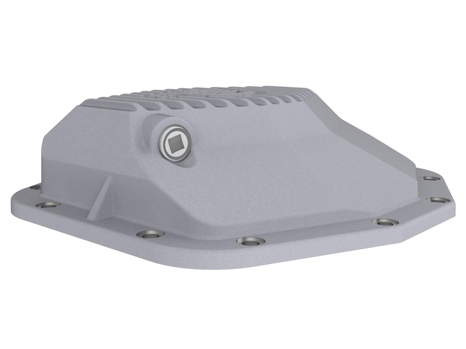 aFe POWER Rear Differential Cover Street Series Raw w/Machined Fins - #46-71280A - RAM 1500 TRX 21-24/1500 RHO 2025