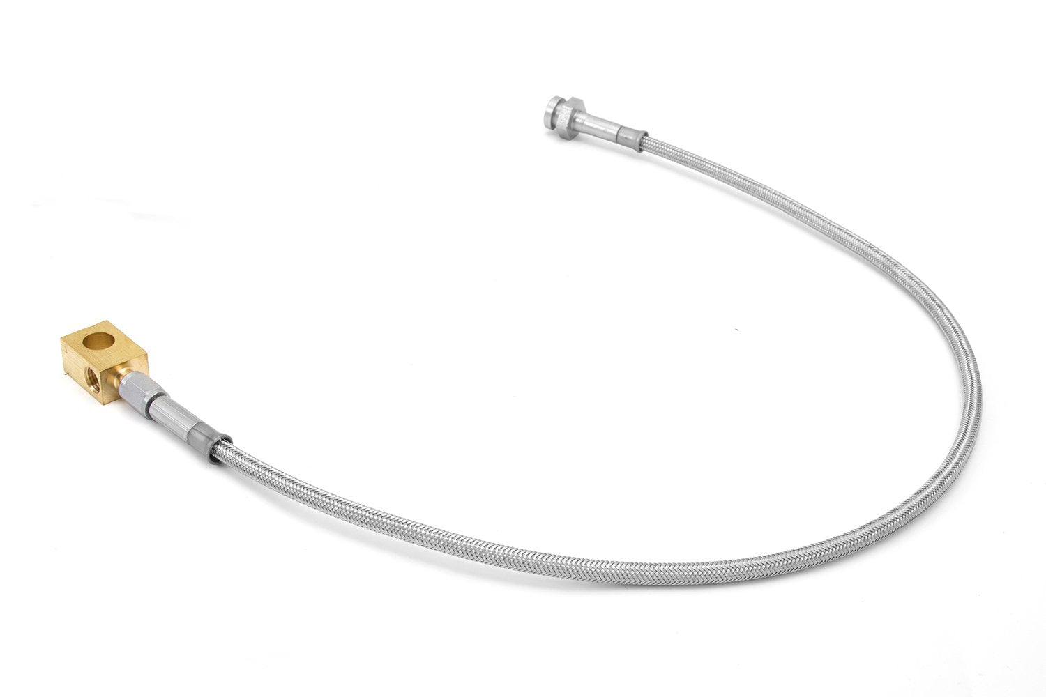 Brake Hose Kit, Rear, Braided Stainless Steel | Rugged Ridge | 16735.04 | Fits 1976-1986 Jeep CJ
