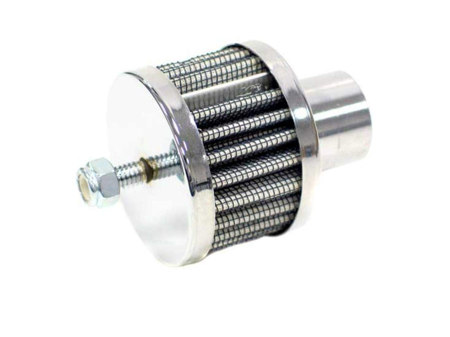 K&N Air Filter/Breather Vent: High Performance, Premium, Washable, Replacement Engine Filter: Filter Height: 1.5 in, Flange Length: 1 in, Shape: Breather, 62-1130