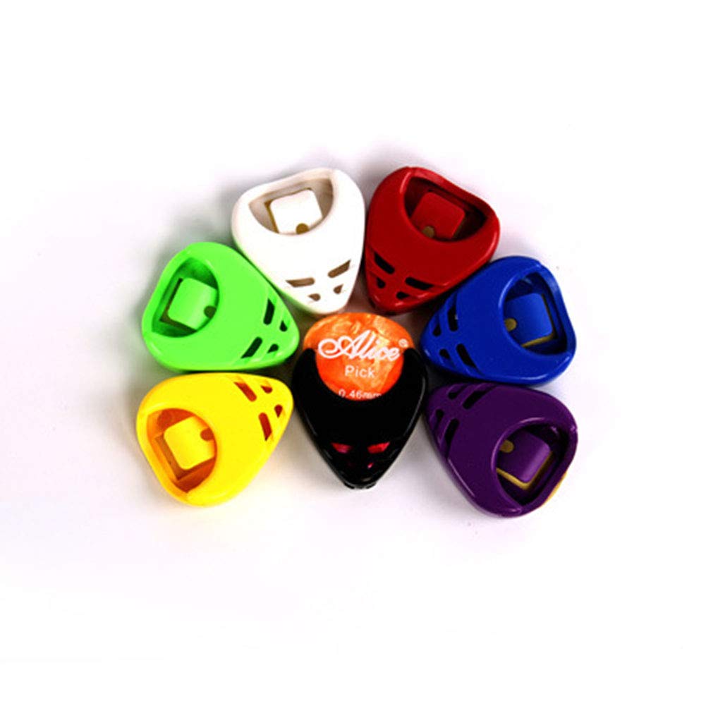 Guitar Pick Storage ollection olor Paste Musical Instrument Organizer Plastic(White)