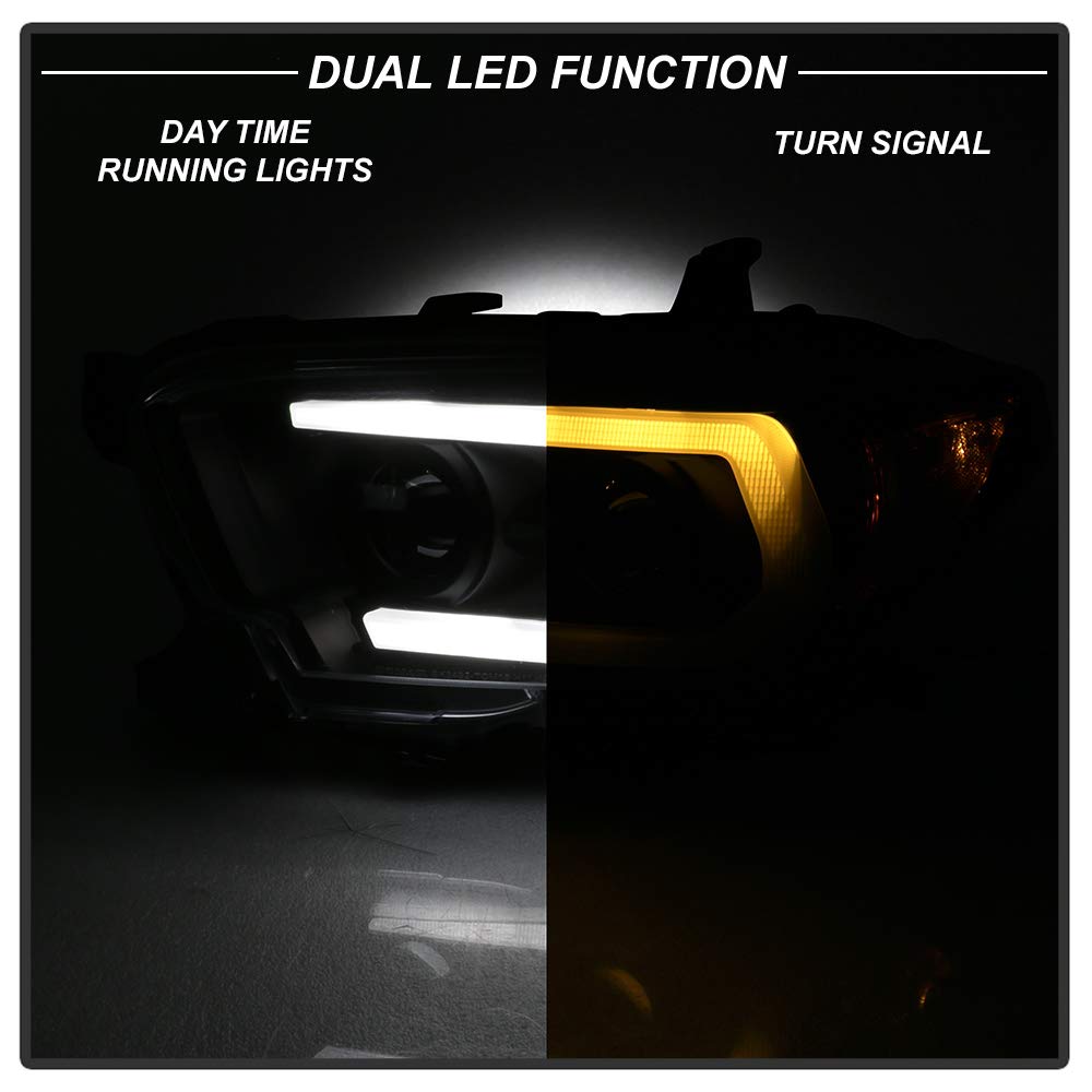 Projector Headlight Spyder - (PRO-YD-TT16-LB-BK)