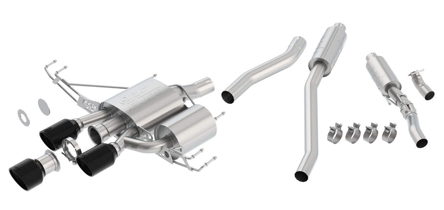 Cat-Back BORLA Performance Exhaust System for 2017-2021 Honda Civic Type R 2.0L 4 Cyl. Manual Transmission Front Wheel Drive 4 Door Hatchback