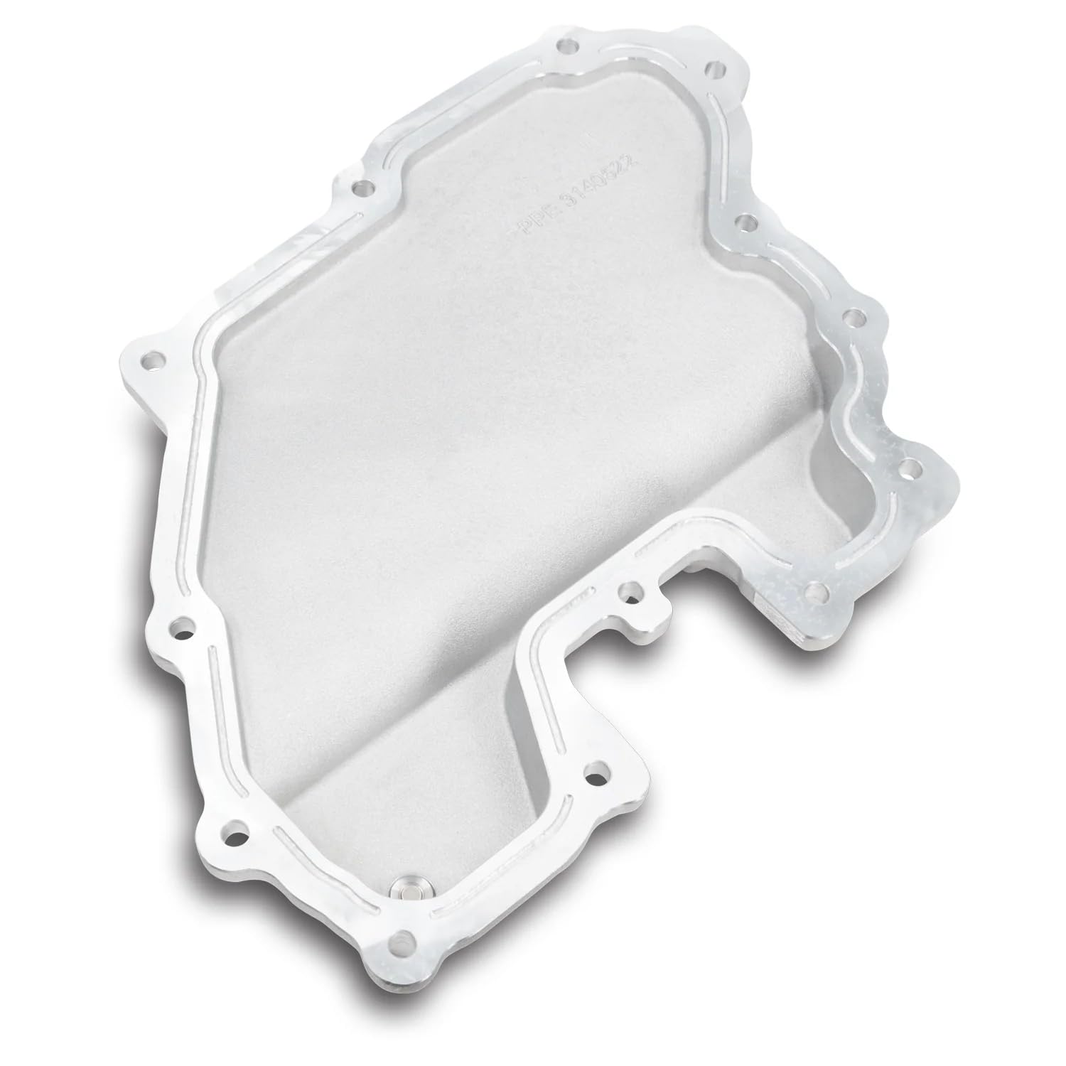 Heavy Duty PPE Cast Aluminum Oil Pan (Raw) 314052200 Compatible for 2018+ Ford F-150 3.0L