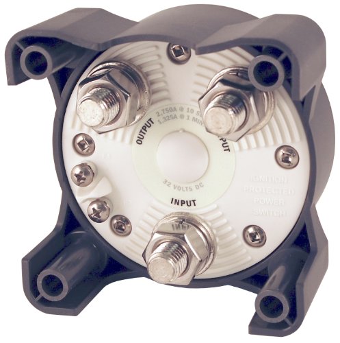 Heavy Duty Blue Sea Systems 3001 Battery Switch with Alternator Field Disconnect, On-Off, Beige