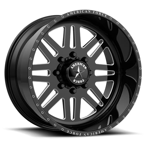 American Force AW09 20X14 G-BLK MACH -73MM 6X5.5 - AFTF09R78-2-20