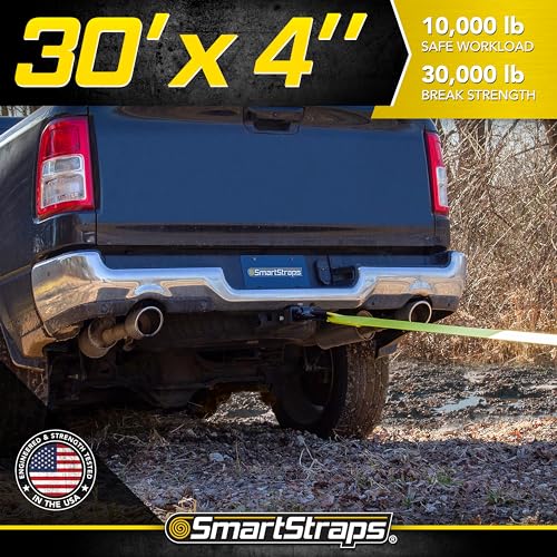 Recovery Strap SmartStraps - 4x30 YW Loop End 40,000lb
