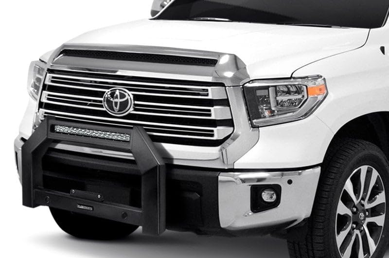 Bull Bar Black Horse Armour No skid plate Matte Black Compatible with 2021-2024 Ford Bronco Sport-AB-F07