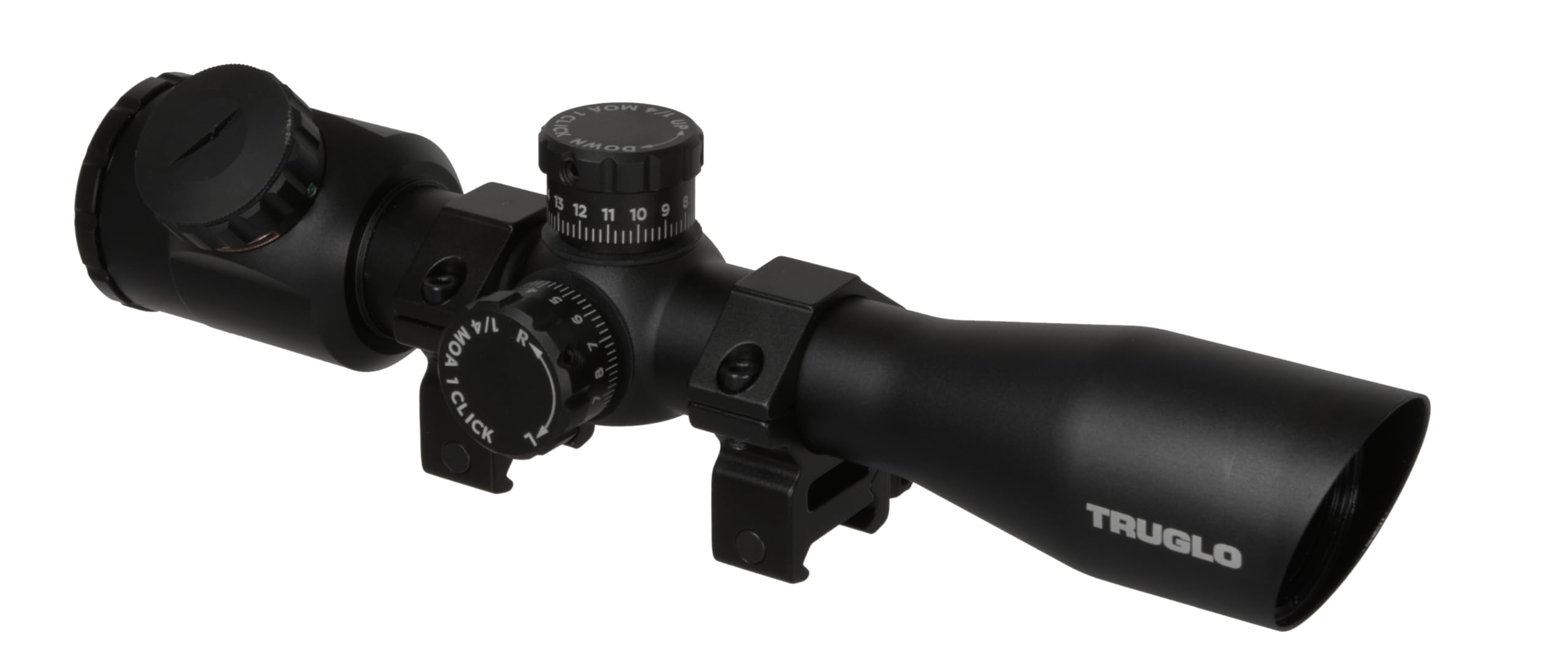 Dual-Color TRUGLO Illuminated Reticle Rifle Scope, Black, 4x32mm US