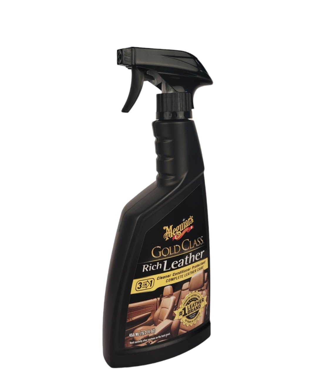 Gold Class Meguiar's Rich Leather Cleaner & Conditioner - 15.2 Oz Spray Bottle