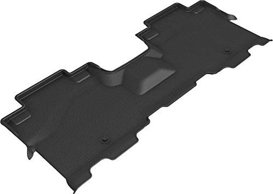 3D MAXpider Kagu Custom Fit Floor Mat (Black) Compatible with Lincoln/Ford Navigator/Expedition 2018-2023 - Second Row