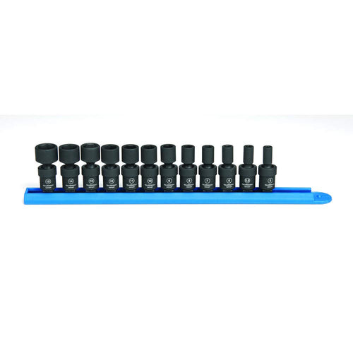 12-Piece GearWrench Metric 1/4 in. Drive 6 Point Universal Impact Socket Set