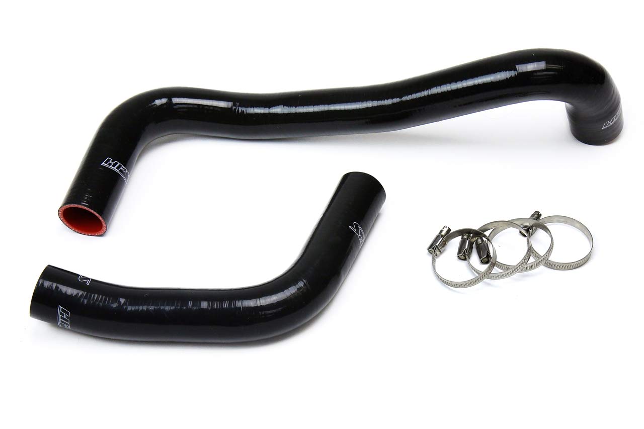 Black HPS 57-1522-BLK Silicone Radiator Hose Kit Coolant