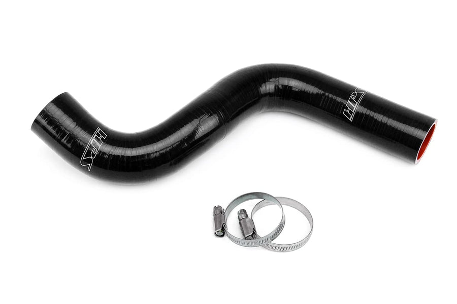 HPS Performance Upper Radiator Hose Kit Black Silicone Coolant Compatible for 2011-2013 Infiniti M56 2014-2019 Q70 5.6L V8, 57-2061-BLK