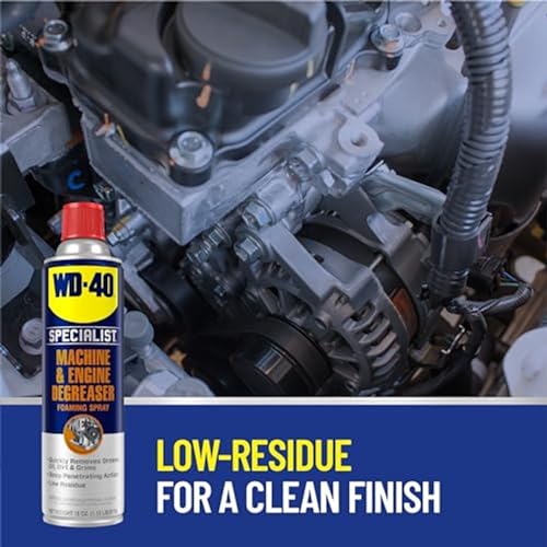 WD-40 Machine & Engine Specialist Degreaser Foaming Spray, 18 OZ
