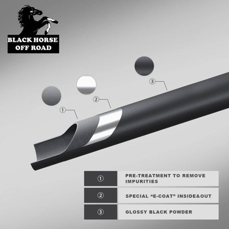Bumper Guard Black Grille brush Modular Compatible with 2016-2024 Nissan Titan XD-17NR28MA