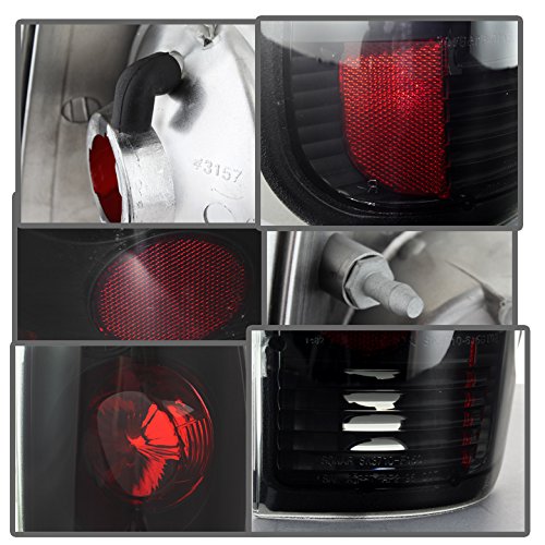 Euro Style Spyder Auto 5078162 Tail Lights Black/Smoked