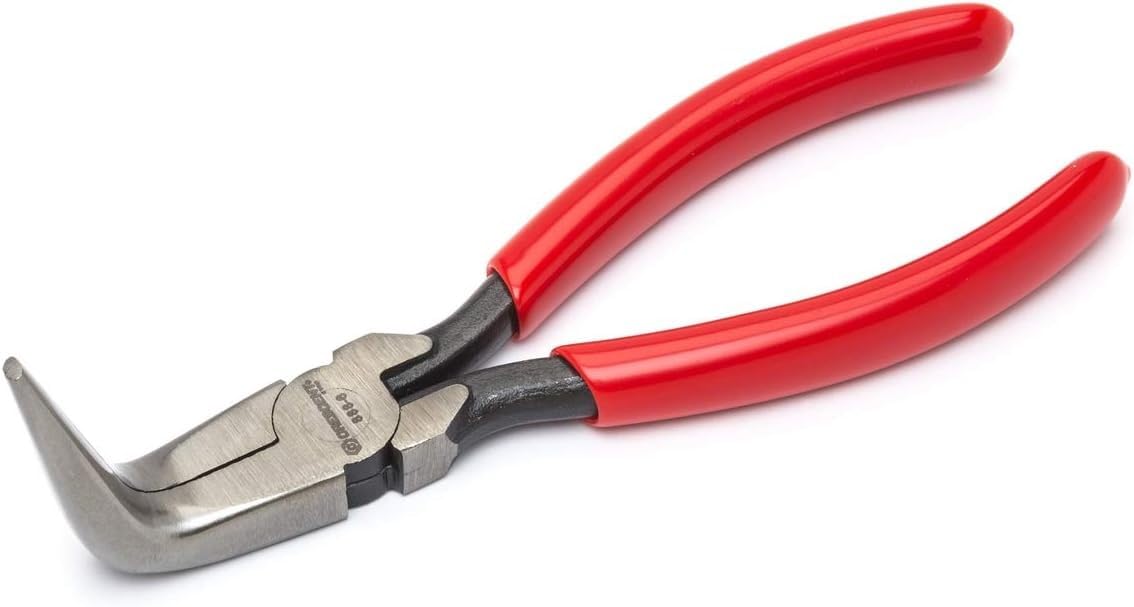 Crescent 6" Curved Needle Nose 8886CVN Solid Joint Pliers, Cushion Grip