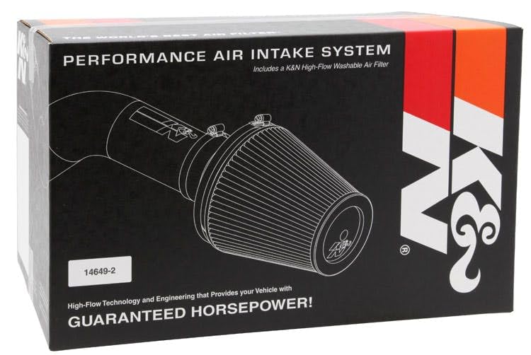 Cold Air Intake System K&N: High-Flow Air-Filter, Increase Performance & Horsepower: Compatible with 2015-2017 SUBARU WRX STI; 2015-2016 SUBARU Impreza WRX STi, 69-8007TWR