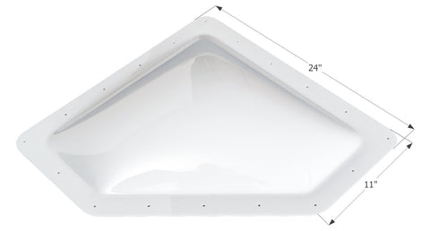 RV Skylight ICON 01865 NSL208-20" x 8" x 4", White