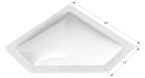 RV Skylight ICON 01865 NSL208-20" x 8" x 4", White