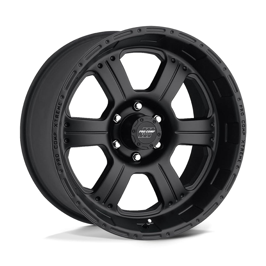 PXA89 Pro Comp Alloys 17X8 6X4.5 F-BLK -12MM - PXA7089-7868