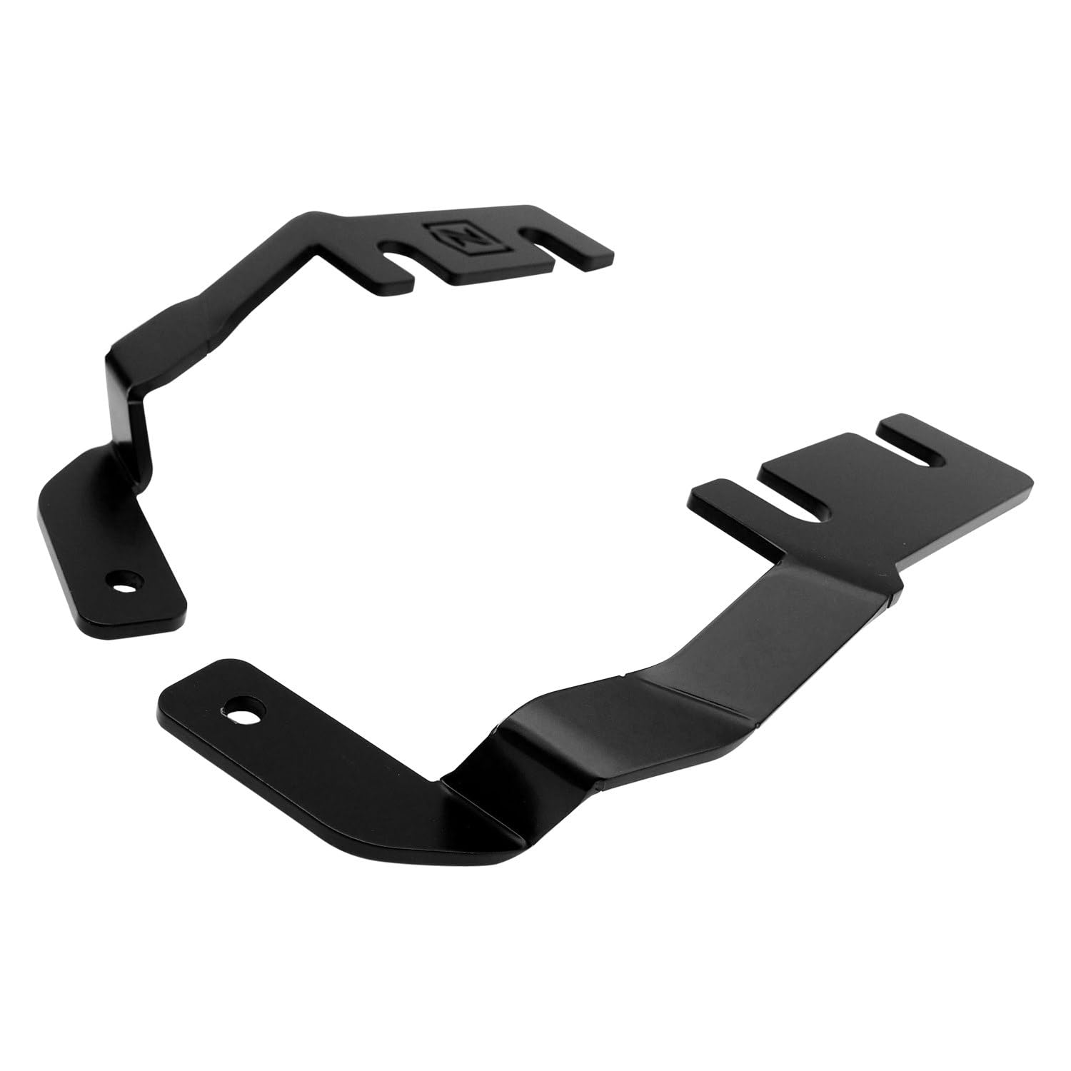 ZROADZ LED Kit Ditch Hood Hinge - Compatible w/ 2019-2021 Ford Ranger - Incl. (2) 3 Inch LED Pod Lights - Mild Steel Gloss Black Finish - Bolt-On Easy Installation - PN #Z365821-KIT2