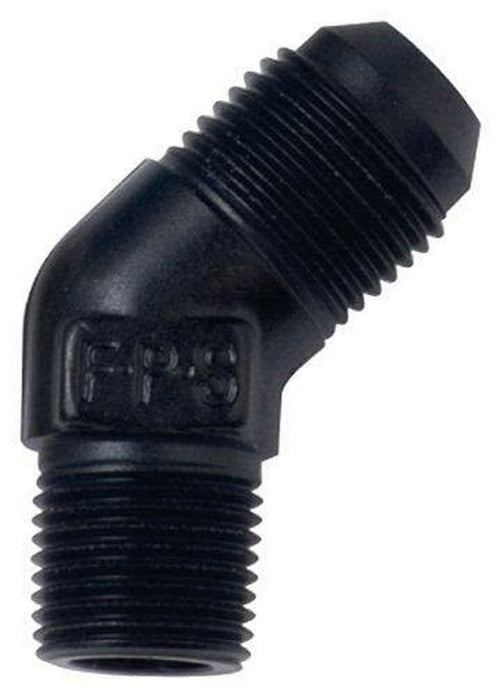 Size (-8) Fragola 482388-BL Black x 1/2" MPT 45° Adapter Fitting