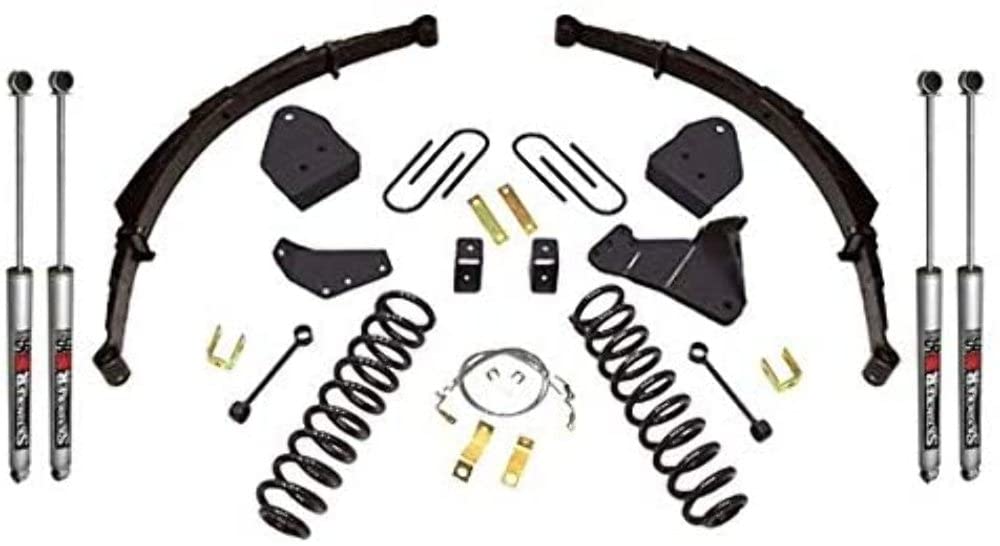 Skyjacker Suspension Lift Kit F8651KSH-M w/Shock M95 Performance Shocks 6 in. Lift Incl. Front Coil Springs Rear Springs