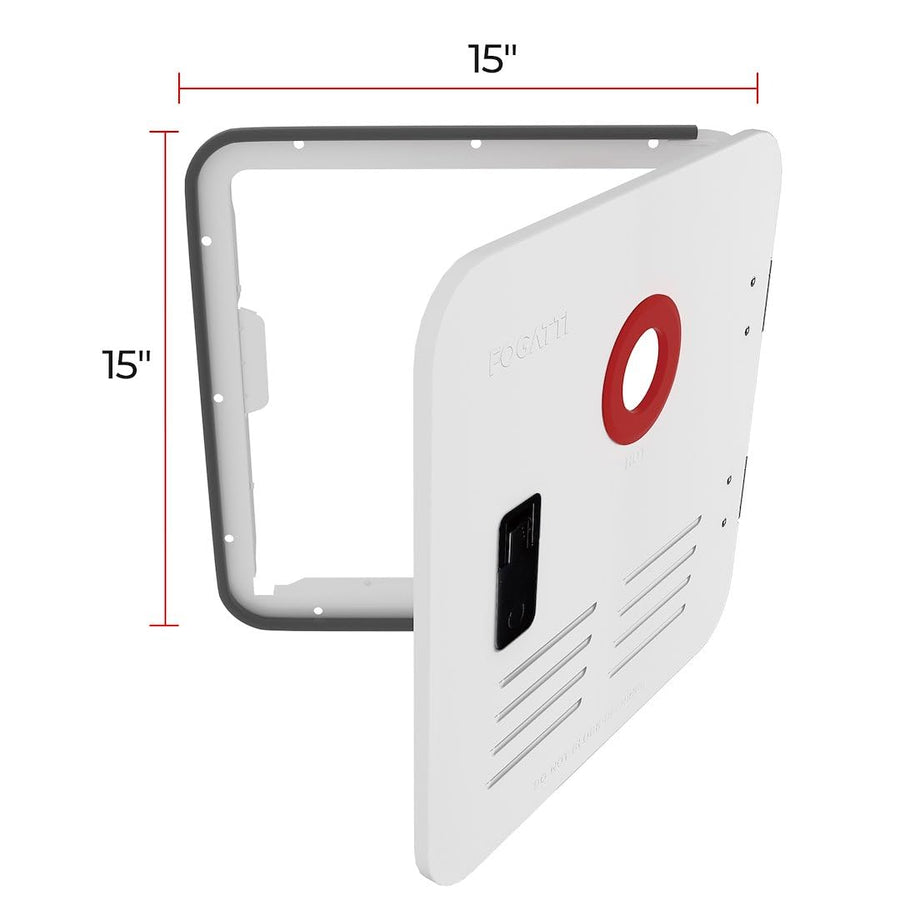 FOGATTI - 15 * 15 DOOR KIT - WHITE FSWD-1515