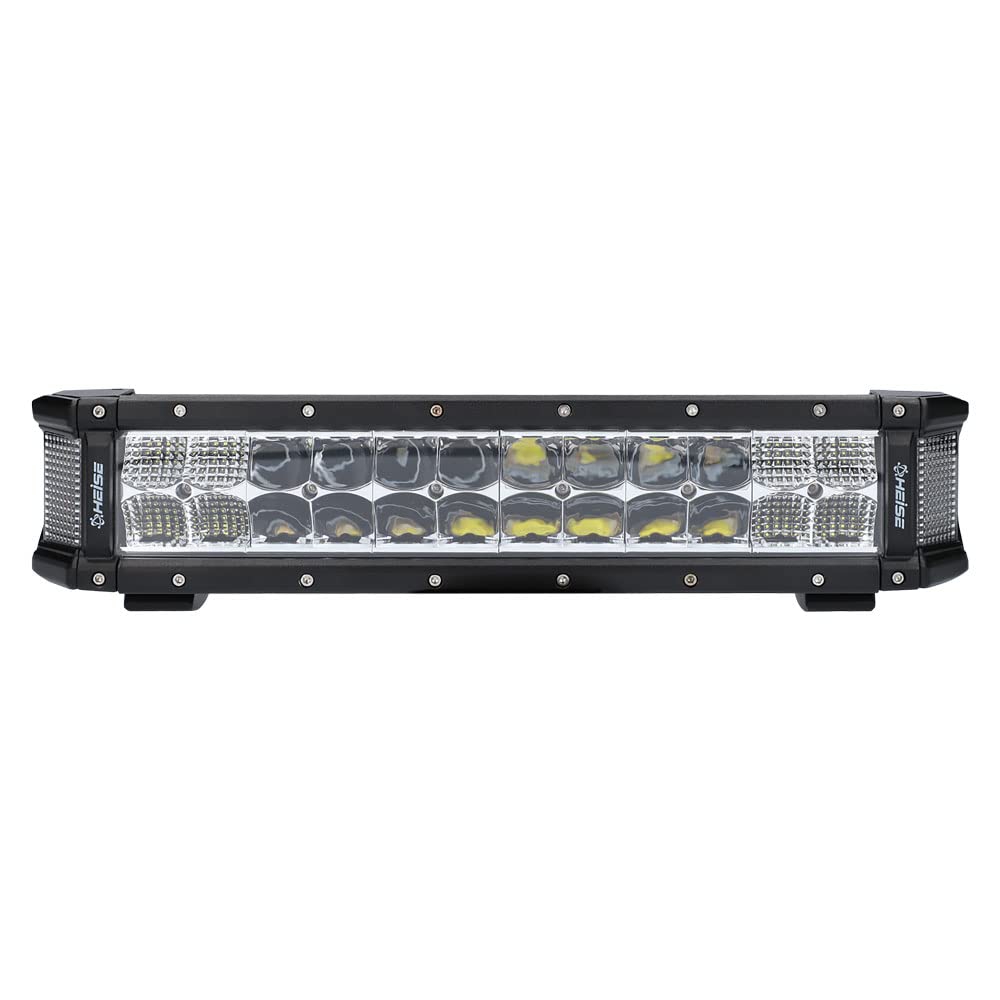 Heise High Output Dual-Row Led Lightbar with Side Light - 15.2 Inc