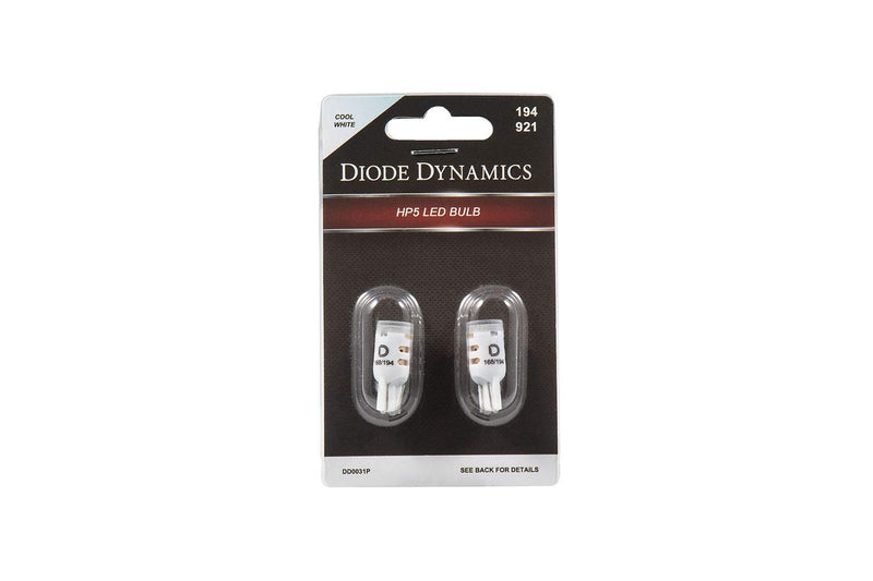 HP5 LED 194 Bulb Cool White Single Diode Dynamics