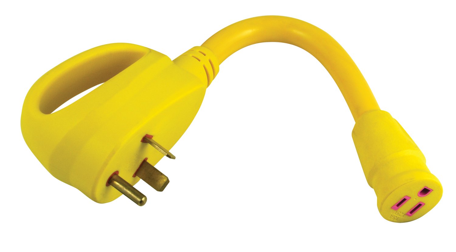 ParkPower Marinco 3015ARV Adapter, 30M to 15F Straight Blade